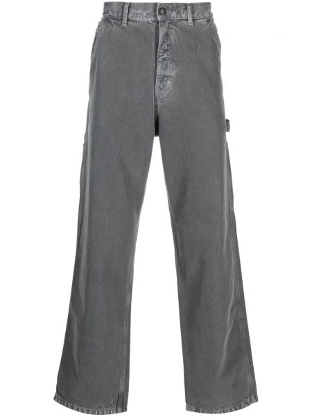 Jeans skinny di cotone Amish grigio