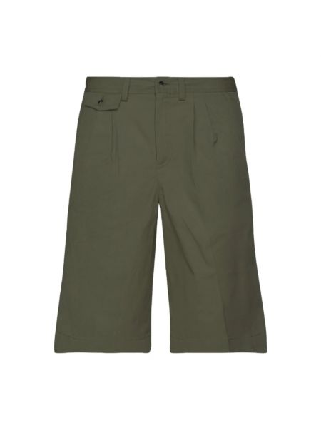 Shorts en coton Burberry vert