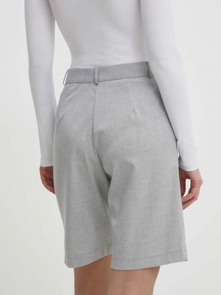 Pantaloni cu talie înaltă Answear Lab gri