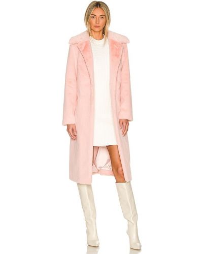Пальто с мехом из искусственного меха Lovers And Friends, розовый