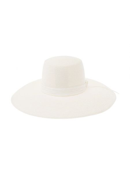 Sombrero Alberta Ferretti blanco