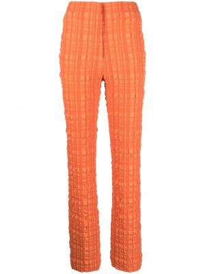 Παντελόνι με ίσιο πόδι Nanushka πορτοκαλί