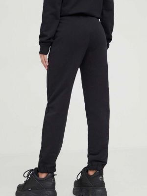 Bavlněné sportovní kalhoty Msgm černé