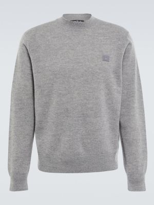Jersey de lana de tela jersey Acne Studios gris