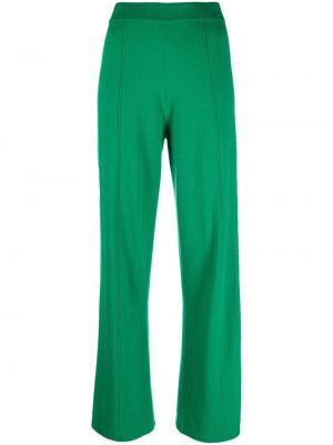 Dzianinowe spodnie relaxed fit Chinti & Parker zielone