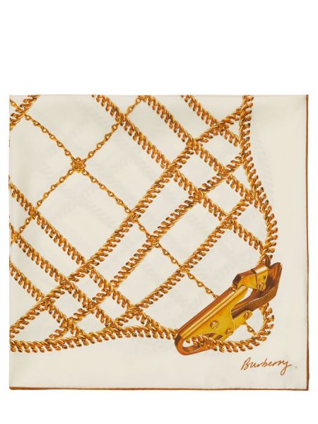 Pañuelo de seda con estampado Burberry