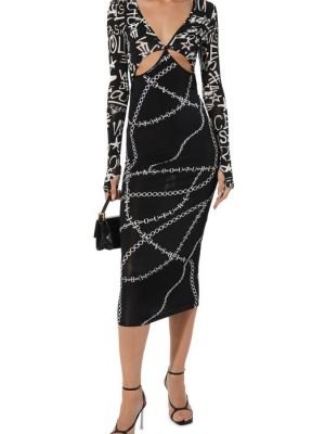 Джинсовое платье из вискозы Versace Jeans Couture
