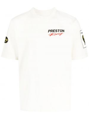 Raštuotas medvilninis marškinėliai Heron Preston balta