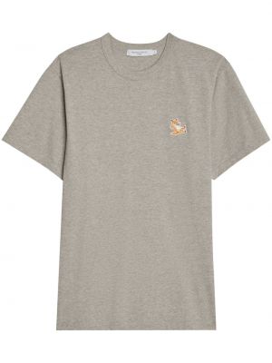 T-shirt en coton Maison Kitsuné gris
