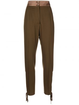 Pantaloni a vita alta Dolce & Gabbana marrone