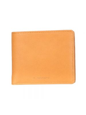 Pomarańczowy portfel Il Bisonte