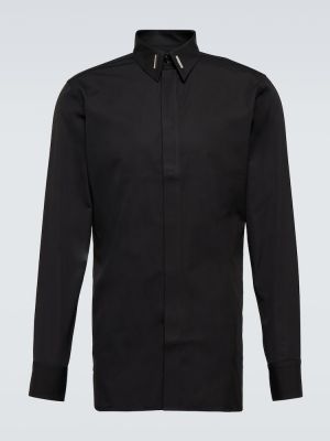 Памучна риза Givenchy черно