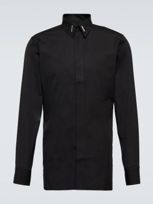 Camisa de algodón Givenchy negro