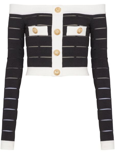 Örme kırpma üst Balmain