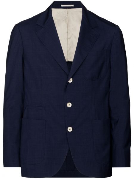 Kontrollerade blazer Brunello Cucinelli blå