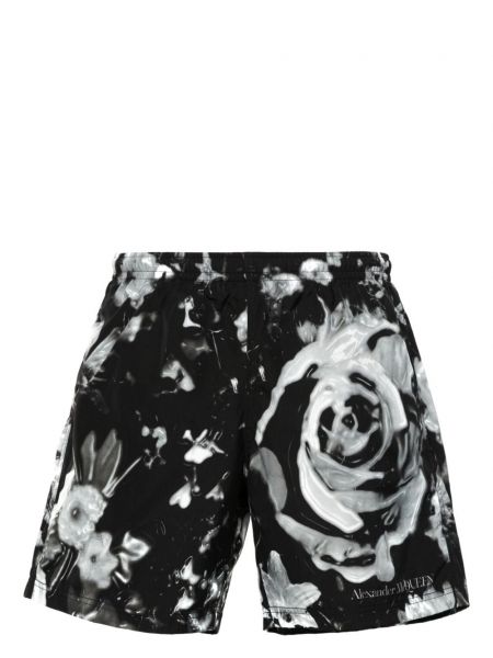 Kratke hlače s cvjetnim printom Alexander Mcqueen