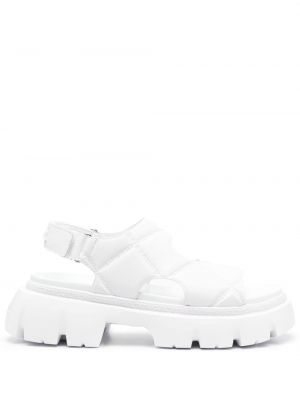 Pikowane sandały Karl Lagerfeld białe