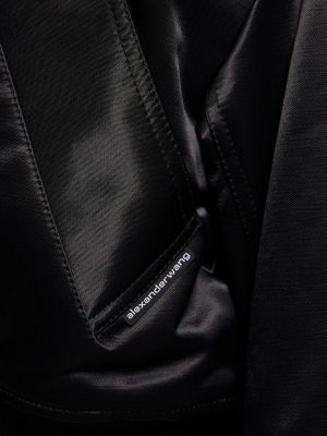 Bavlněná bomber bunda Alexander Wang černá