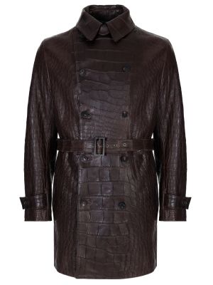 Кожаная куртка Bilancioni коричневая
