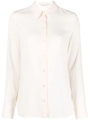 Копринена риза Stella Mccartney бяло