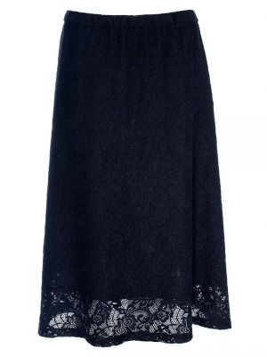 Кружевная прозрачная юбка Wilt черная