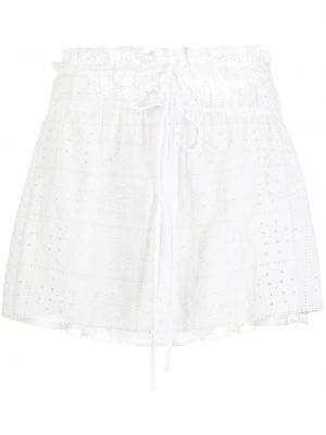 Mini suknja Ganni bijela