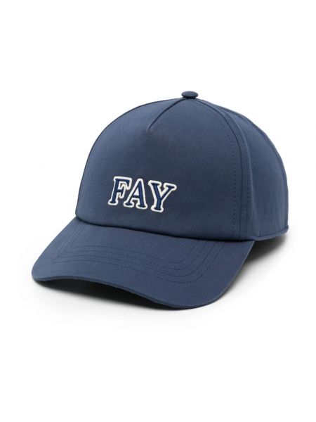 Niebieska czapka z daszkiem Fay