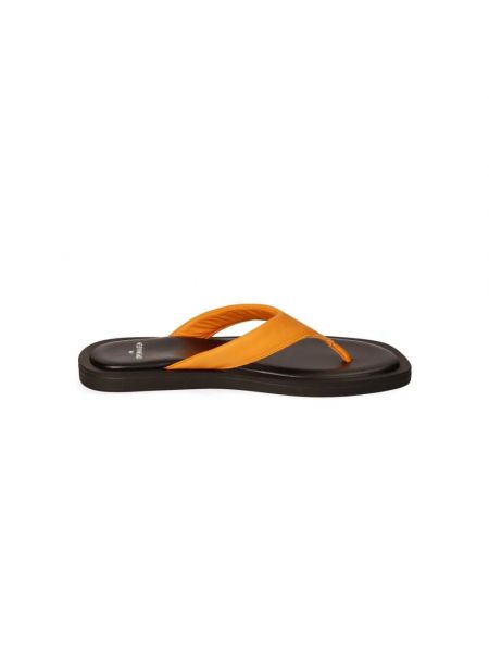 Leder sandale Copenhagen Shoes orange