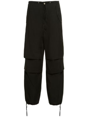 Bavlněné cargo kalhoty Dion Lee černé