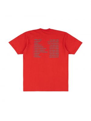 Koszulka z nadrukiem Supreme czerwona