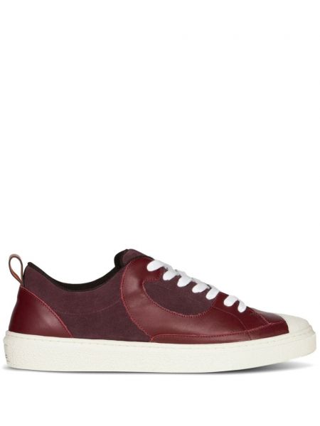 Læder sneakers Etro rød