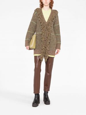 Tweed mantel Stella Mccartney braun
