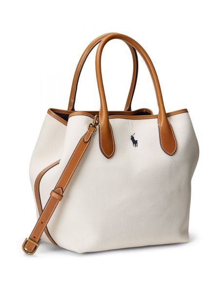 Nákupná taška Polo Ralph Lauren béžová