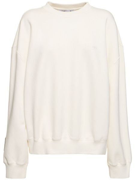 Μακρυμάνικη μπλούζα με σχέδιο Lanvin λευκό