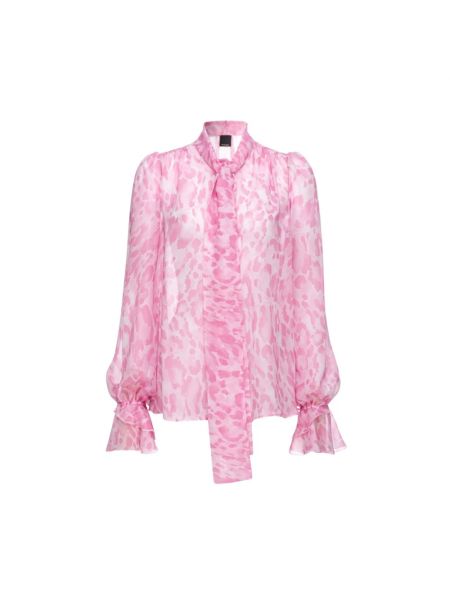 Bluzka w grochy Pinko różowa