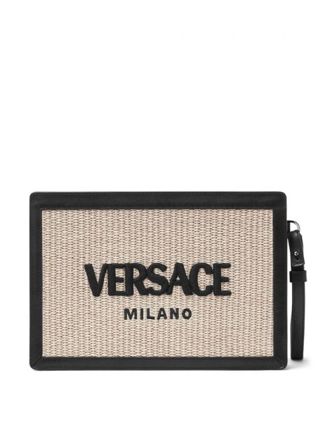 Clutch mit stickerei Versace