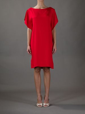 Sukienka bez rękawów Parosh czerwona