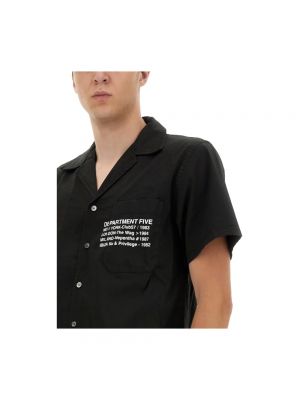 Camisa con estampado Department Five negro