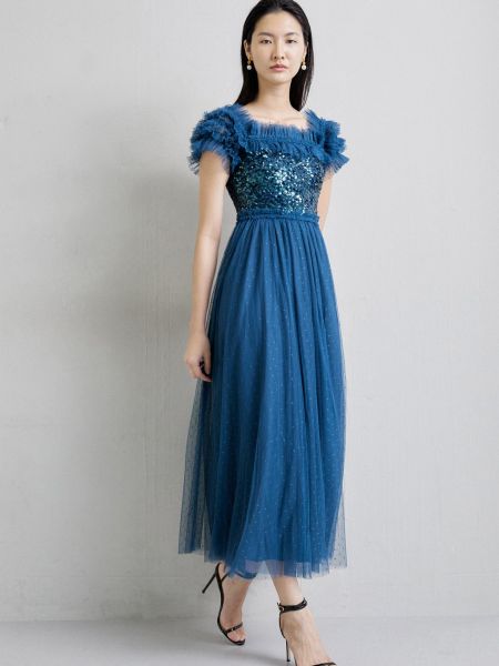 Бальное платье Needle & Thread синий