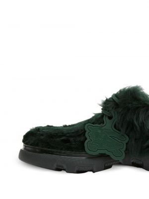 Derbija stila kurpes Burberry zaļš
