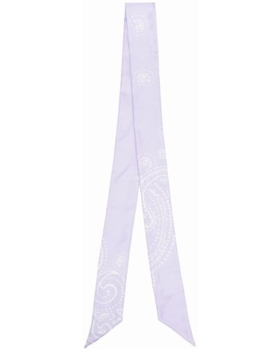 Bufanda con estampado con estampado geométrico Givenchy violeta