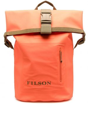 Plecak z nadrukiem Filson pomarańczowy