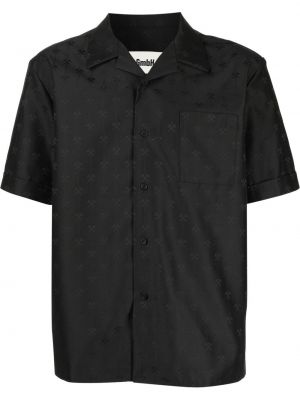 Koszula z nadrukiem Gmbh czarna