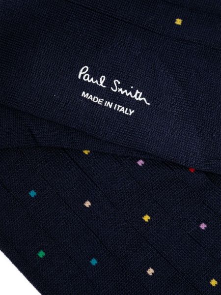 Puntíkaté ponožky Paul Smith modré