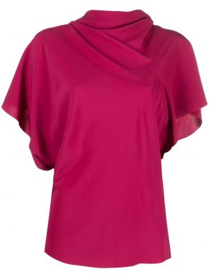 Asymmetrischer bluse mit drapierungen Rick Owens pink