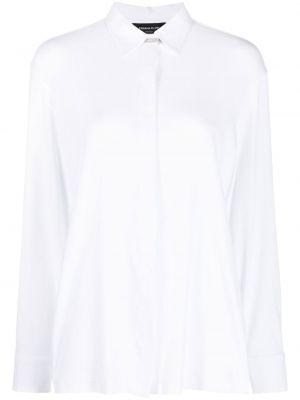 Плетена памучна риза Fabiana Filippi бяло