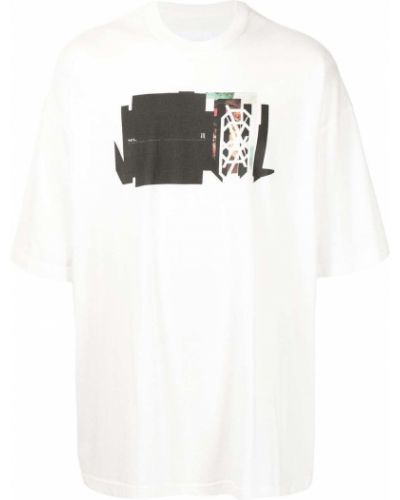Camiseta con estampado Niløs blanco