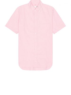 Розовая хлопковая рубашка с коротким рукавом Ts(s)