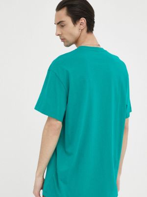 Bavlněné tričko s potiskem Lee zelené