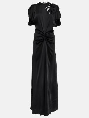 Dlouhé šaty Victoria Beckham čierna
